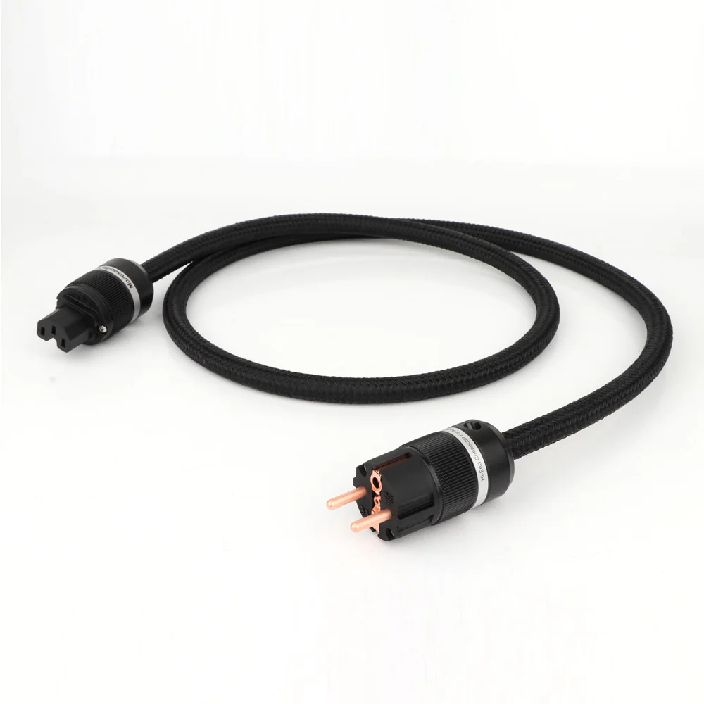 HIFI  Tsunami Series P903 AC Schuko Power Cable  Audiophile AC Power Cable with Pure Copper  IEC Connector HIFI Power Cable