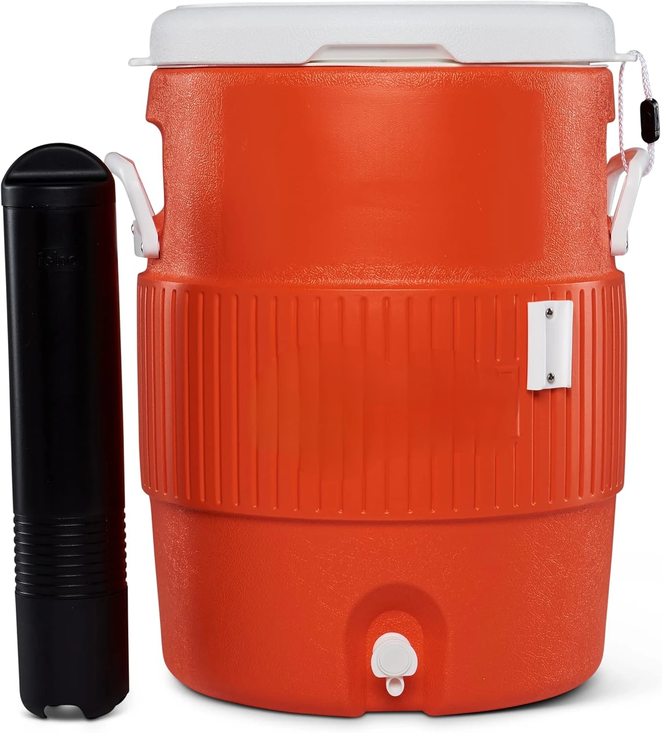 

10 Gallon Portable Sports Cooler Water Beverage Dispenser with Flat Seat Lid, Insulated Beverage Dispenser