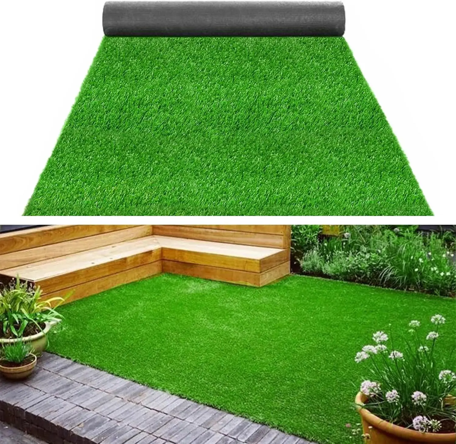 

Extra Large Dog Grass Pad 118.1x39.4in Artificial Turf Mat for Potty Training Indoor Outdoor Balcony Patio Lawn Decoration