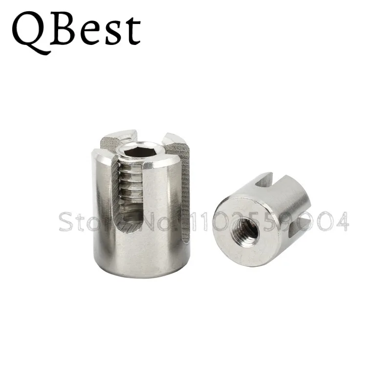 2PCS 316 Stainless Steel Cross Cable Clamps Wire Rope Clip for Wall Trellis 3mm*M10 4mm*M12 5mm*M12 6mm*M12