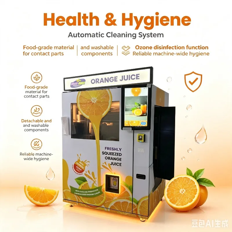 2026 New Automatic Juicer Fresh Juice Vending Machine Orange Juice Lemon Juice Vending Machine  Customized