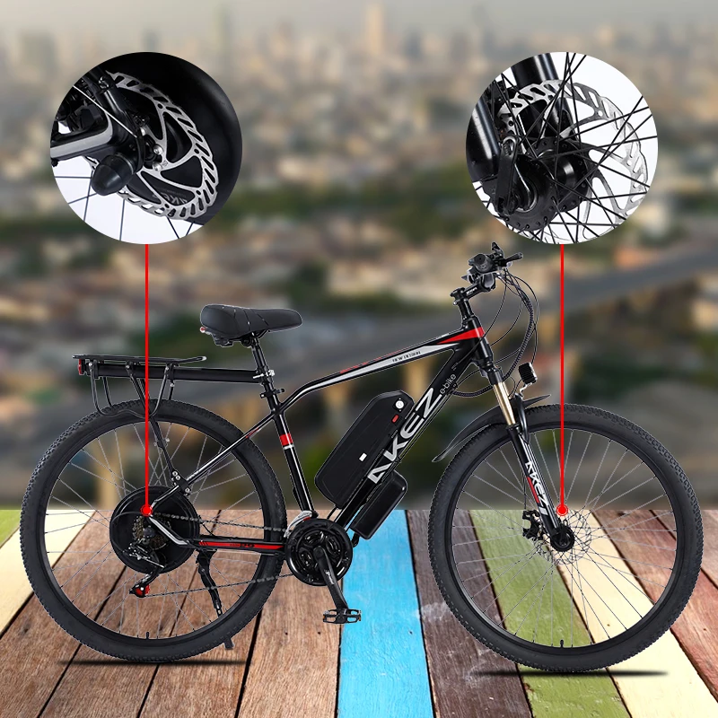 Wholesale Big Wheel 29 Inch Fast Cruiser Ebike Electric Mountain City Bike High Power 1000w Long Range 13AH Women Man