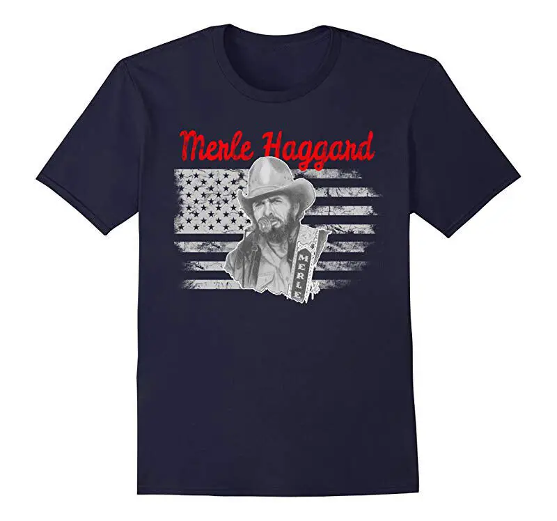 Retro Merle Haggard Live Country Legend Shirt Classic  Unisex S-234XL CC1377