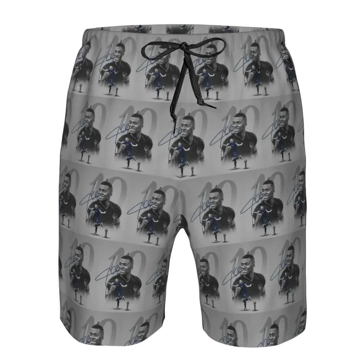 Football KM Mbappe Soccer Trunks Beach Board Shorts Casual Quick Dry Swim Summer Men Pants