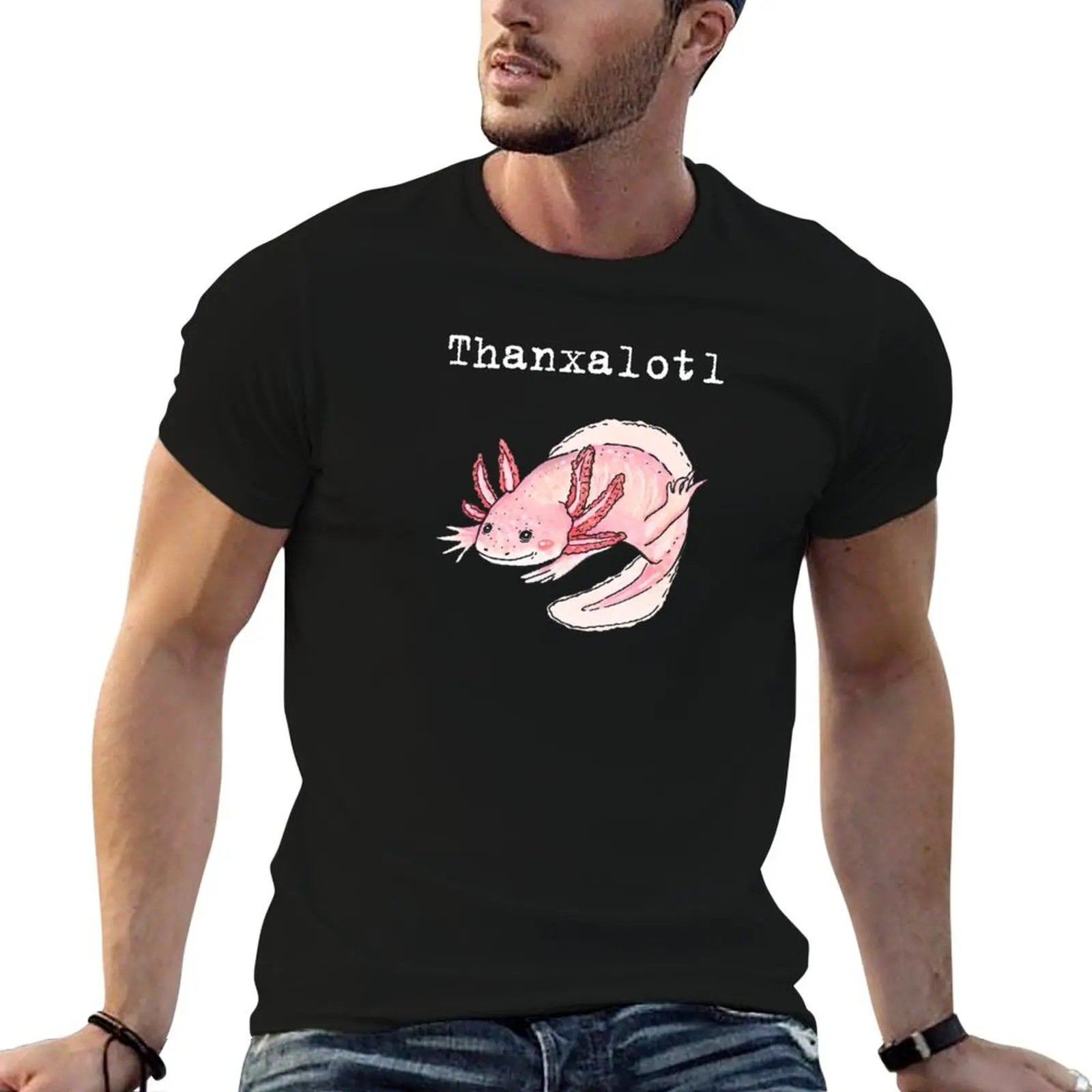 Axalotl - Animal series T-Shirt Running Gym Short Sleeve Sports Tee