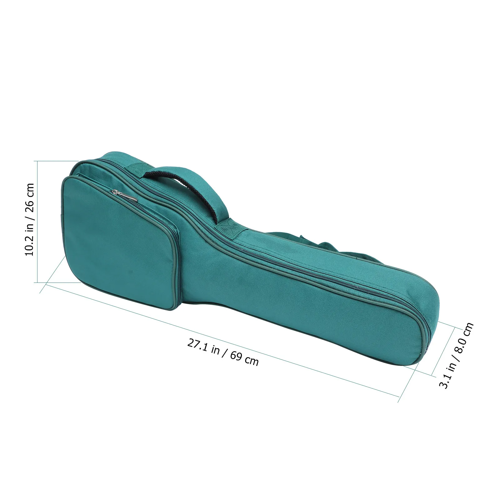 1Pcs Oxford Cloth Ukulele Bag Thickened Plus Canvas Portable Carrying Case Adjustable Strap Waterproof Storage Pouch