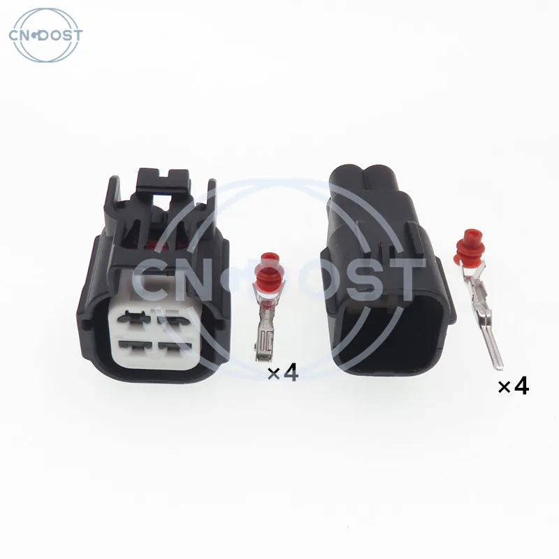 

Комплект из 4-контактных автомобильных электрических разъемов 6189-7599, 6189-7600, 6189-7273, водонепроницаемая розетка переменного тока