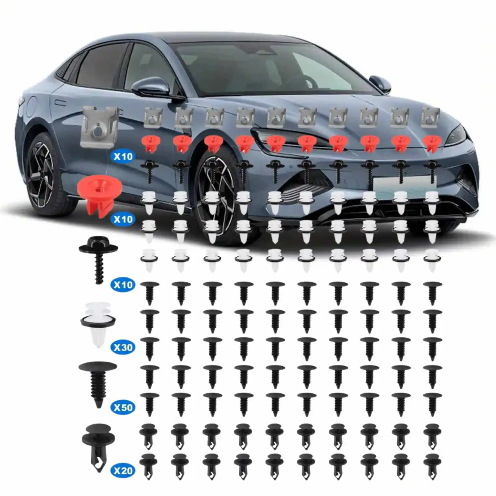 

Engine Splash Shield Guard Undertray Cover Screws Bolt Nut Clip For Ford Focus Fiesta ST RS Automotive Bolt Accessories