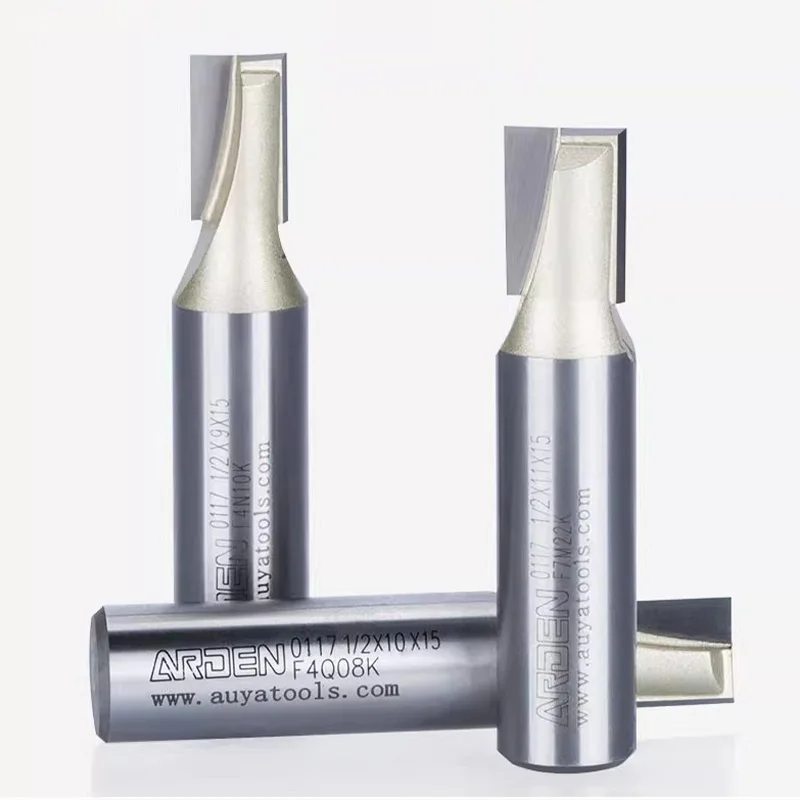 Arden Carbide Bottom Cleaning Router Bit 1/2 inch Shank for Wood MDF TCT Flat Bottom End Mill CNC Engraving bit Arden Cutter