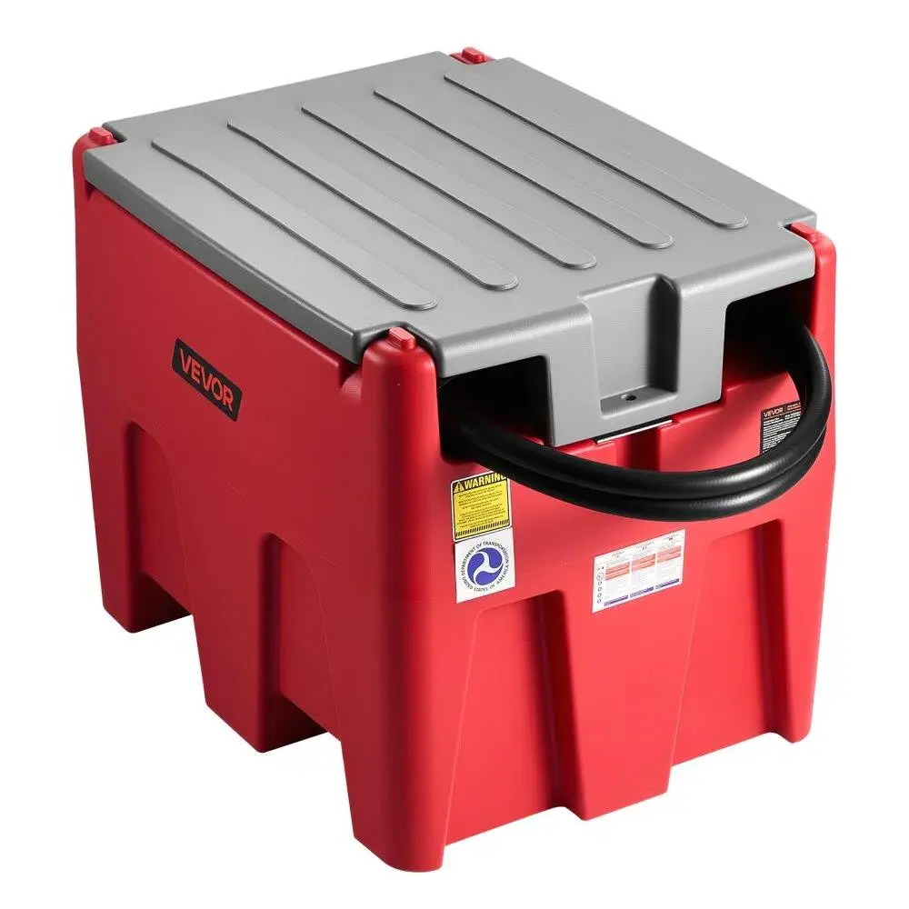 

Portable Diesel Tank 58 Gal Gasoline Storage Tank 12V Transfer Pump 10GPM