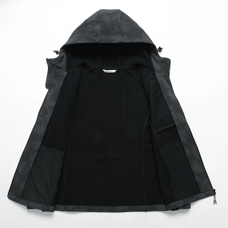 Giacca da pesca casual in pile caldo e resistente al freddo Giacca calda da coppia impermeabile e traspirante alla moda