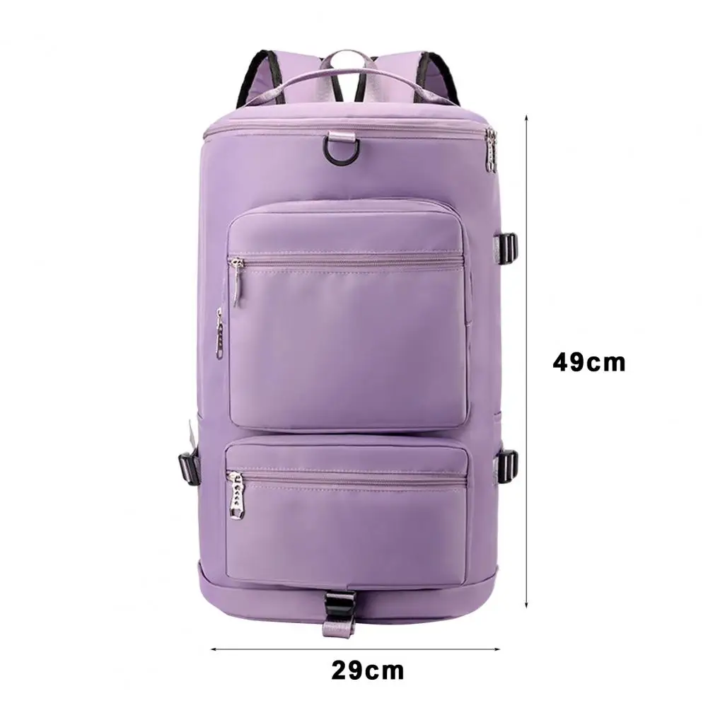 Dry Wet Separation Backpack with Large Capacity and Multifunctional Short Distance Travel Waterproof Mommy Backpack