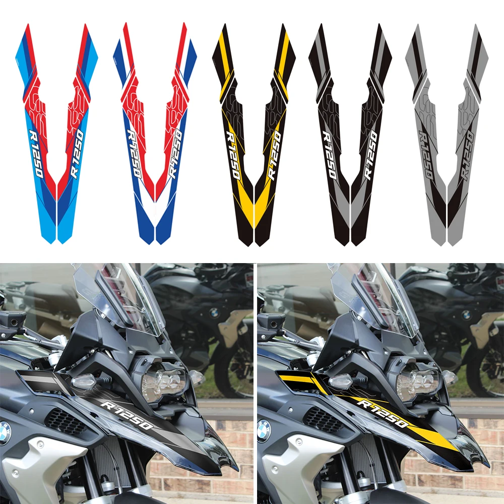 

For BMW R1250GS 2019 2020 2021 2022 sticker Motorcycle Front Frame Decals Case for BMW R1250GS Front Frame Decals Case