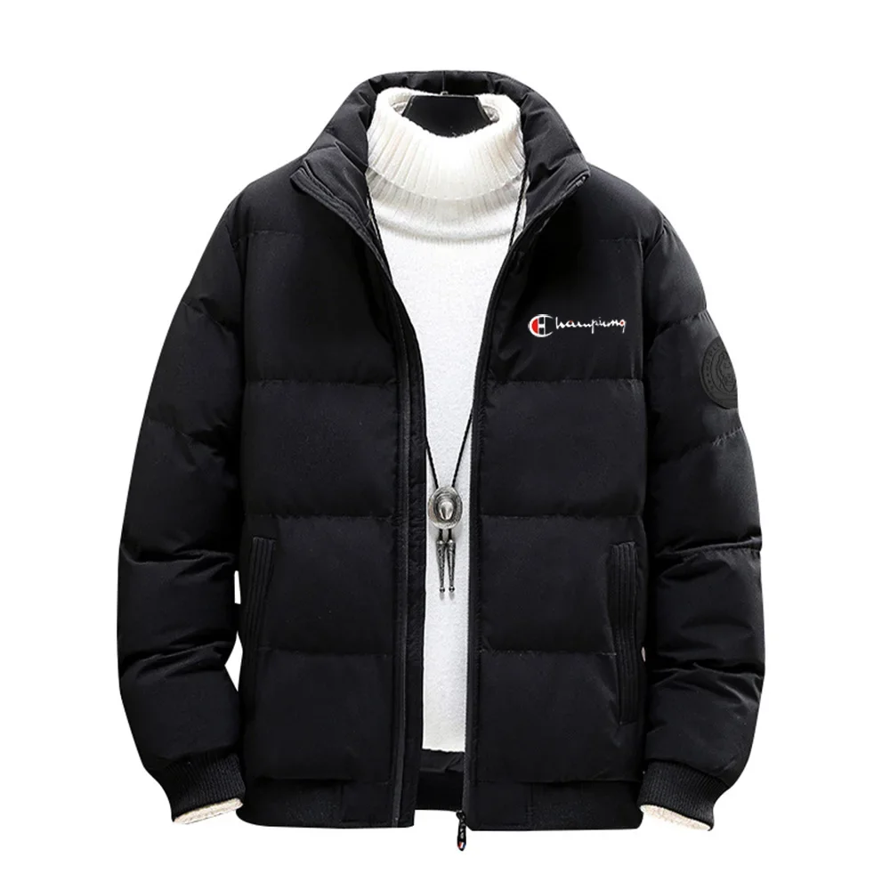Men's new style tiger-head collar cotton coat for winter, thick and warm, trendy brand, Korean style cotton jacket