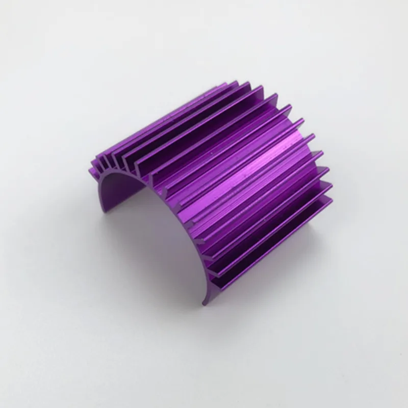 Aluminum Alloy Motor Heat Sink Motor Cooler for WPL 370 380 Motor HUANQI 710 731 732 733 734 1/16 RC Car view 5