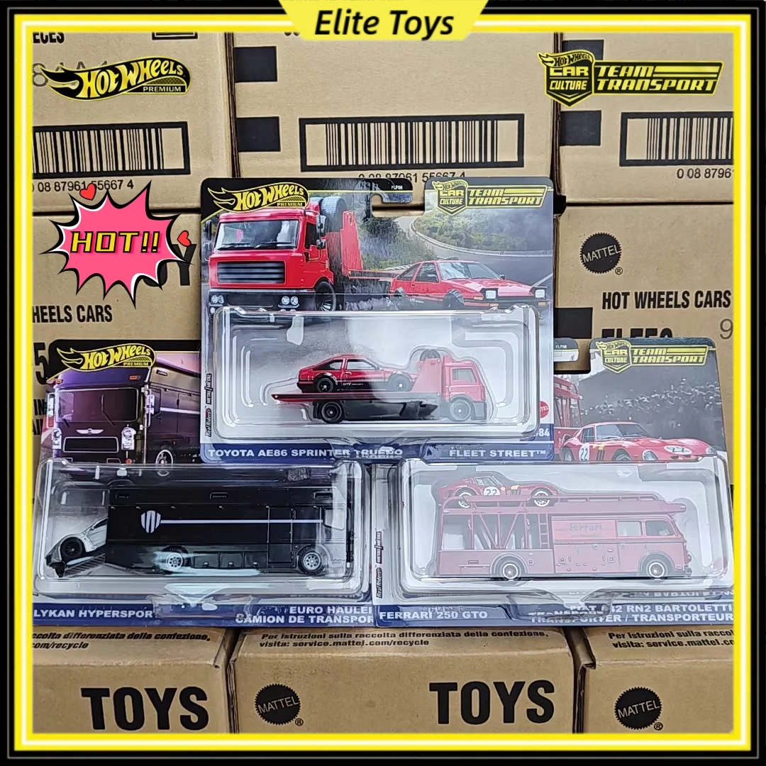 ชุดรถฮอตวีลส์พรีเมียม คัลเจอร์ทีม ทรานสปอร์ต ปี 2025 รถเฟอร์รารี่ 250 ไลกัน ไฮเปอร์สปอร์ต โตโยต้า เออี86 รถไดแคสต์สเกล 1:64