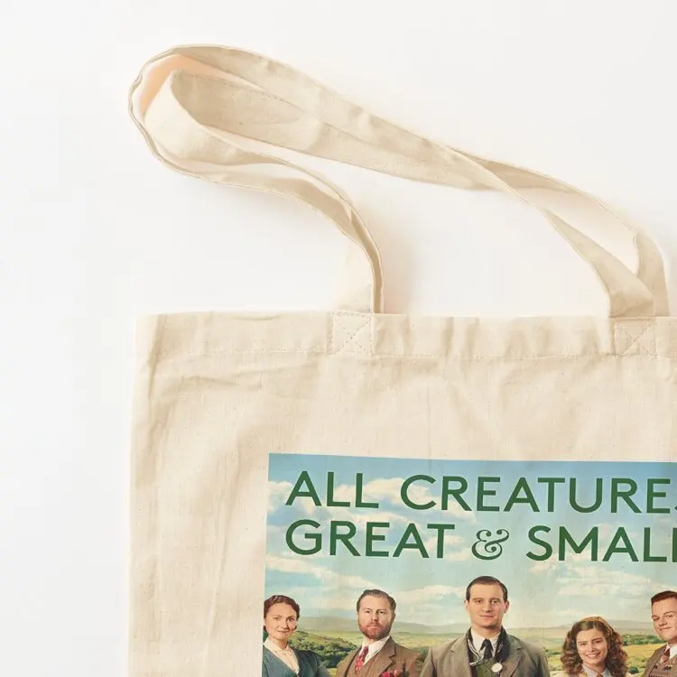 جميع المخلوقات كبيرة وصغيرة خمر حمل حقيبة تسوق حقيبة حمل حقيبة قماش عربة التسوق حقائب نسائية #3