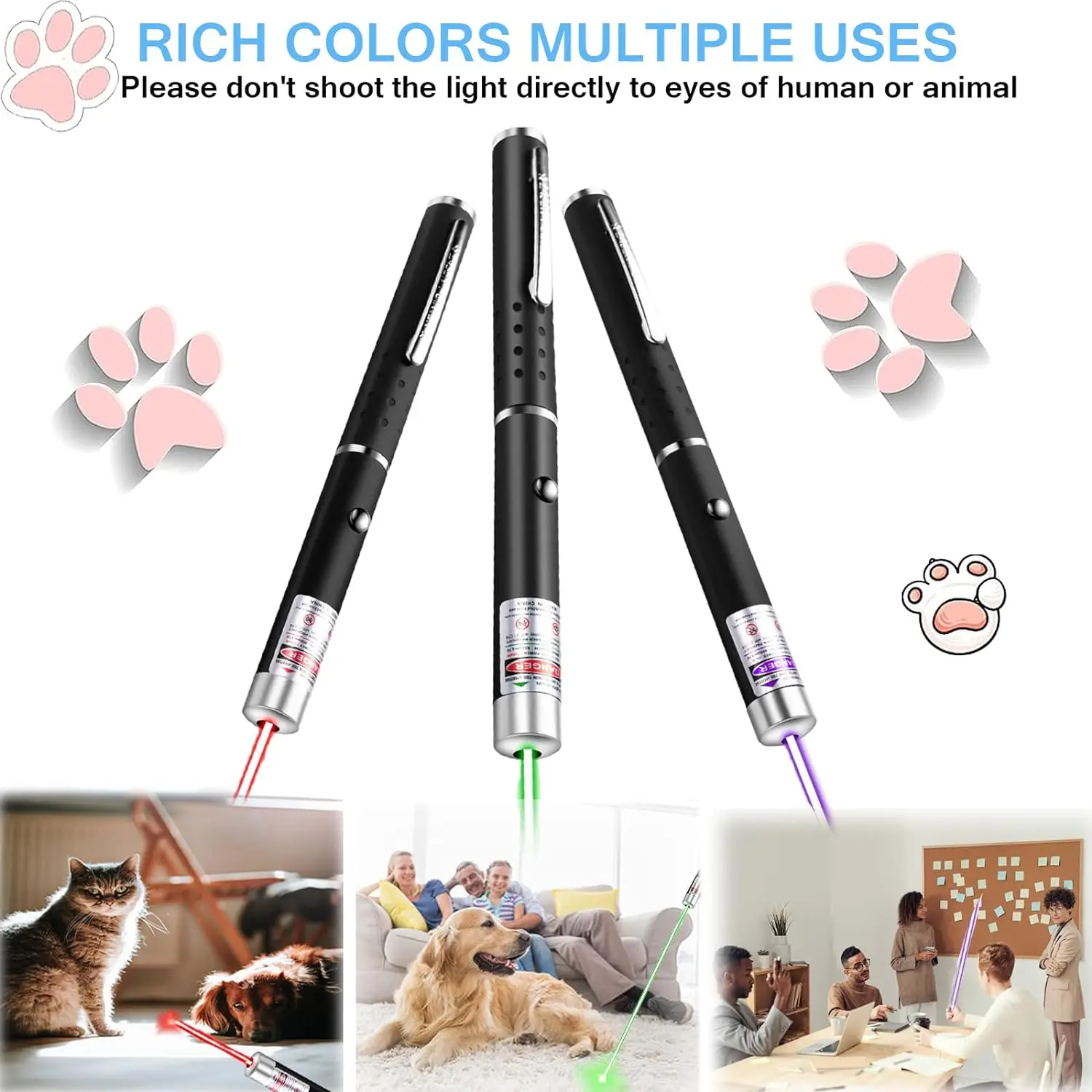 Mini 2 in1Cat المفاتيح متعة مؤشر لا بطارية المحمولة مؤشر LED الحيوانات الأليفة التدريب الشعلة القط دغدغة لعبة مصباح يدوي هدية الكريسماس