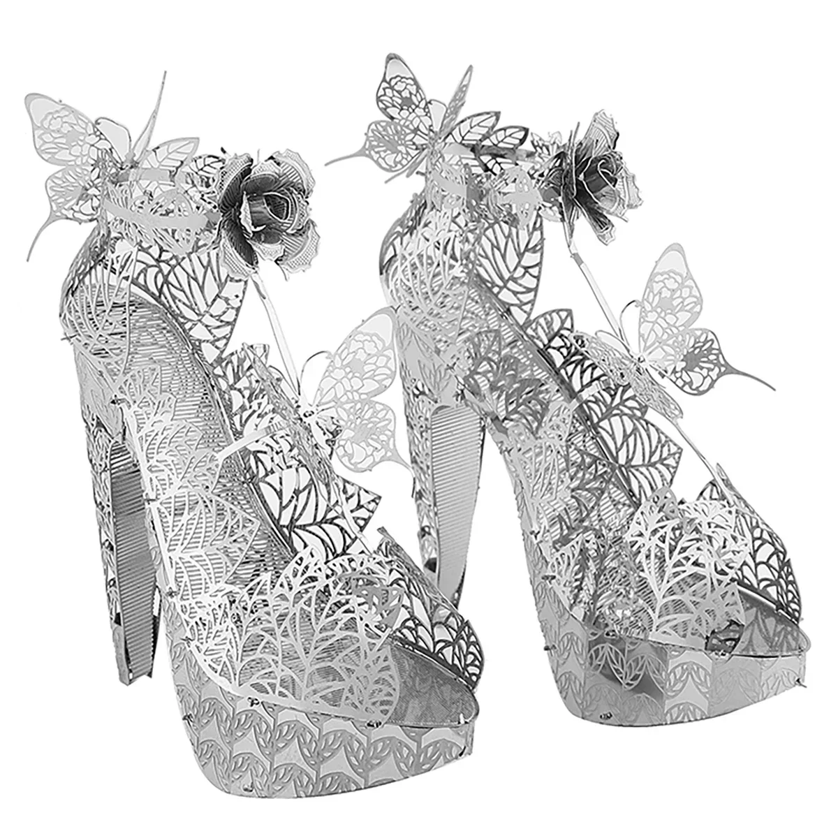 high-heeled shoes 3D Metal Puzzle model kits DIY Laser Cut Puzzles Jigsaw Toy For Children