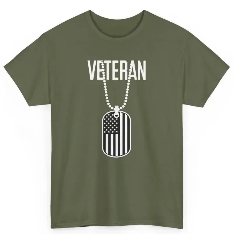 Military Dog Tag For Veteran T Shirt Proud Veteran'S Day