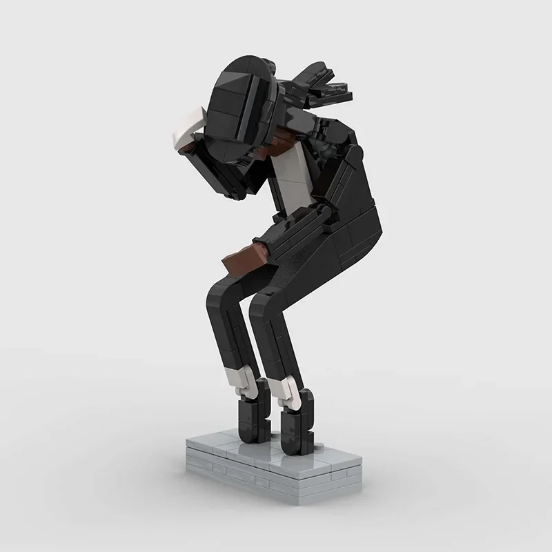 Musik-Superstar Sänger Tänzer MJ Modell Michael Jackson Bausteine Lernspielzeug für Kinder Weihnachtsgeschenk – Detail 3