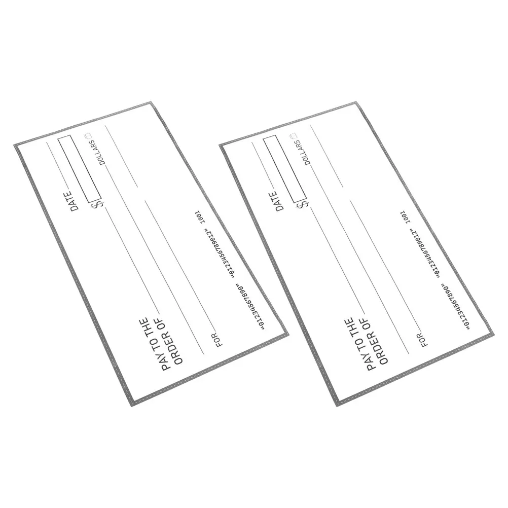 

2 Pcs Fake Personal Printed Large Play Coated Paper Out Store Presentation Supplies Award Plaques