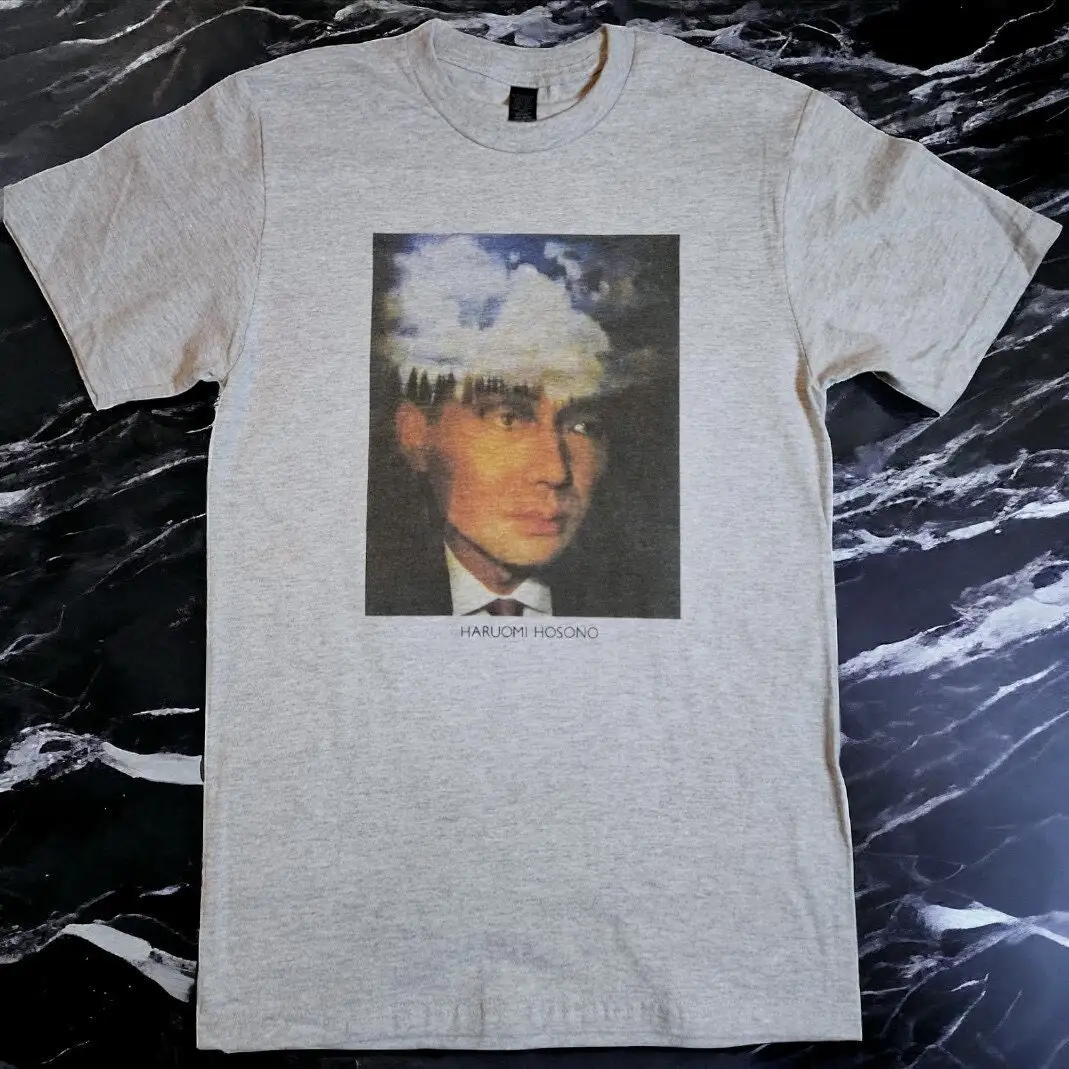 Haruomi Hosono Grey T shirt sizes available S 3XL Personalisation upon request