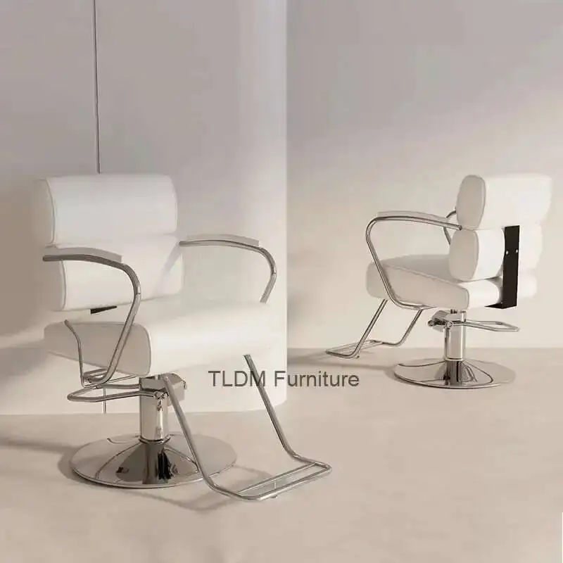 

Swivel Esthetician Barber Chairs Barbershop Stylist Equipment Chair Salon Ergonomic Armchairs For Barbershop Salon Furniture