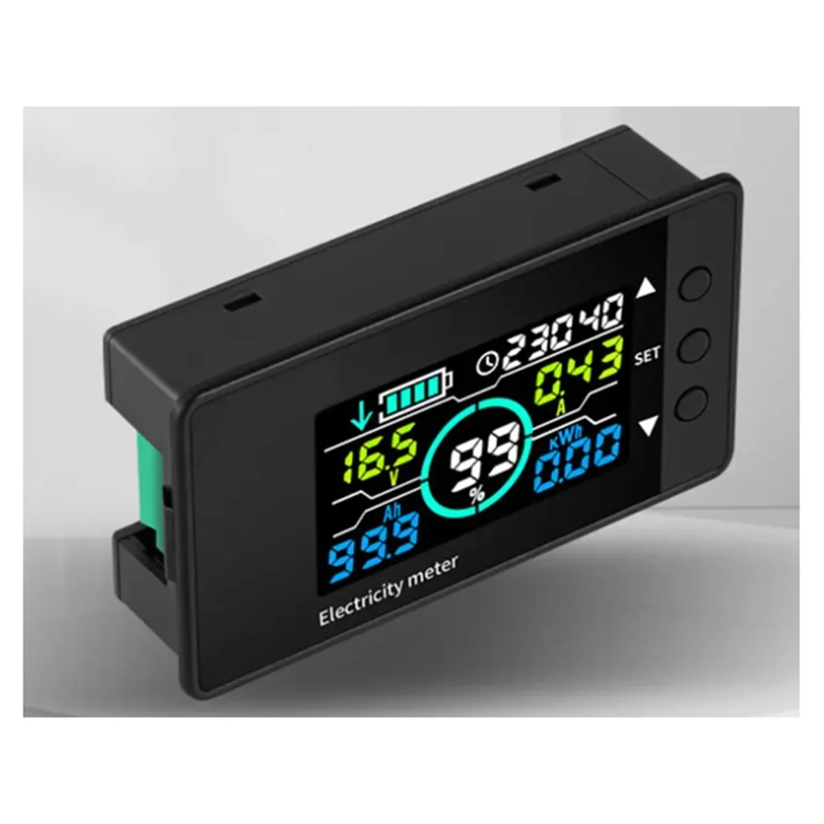 ABNJ 500A High-Precision Coulomb Meter Voltage, Current and Power Tester, Electric Vehicle Battery Power Test Indicator