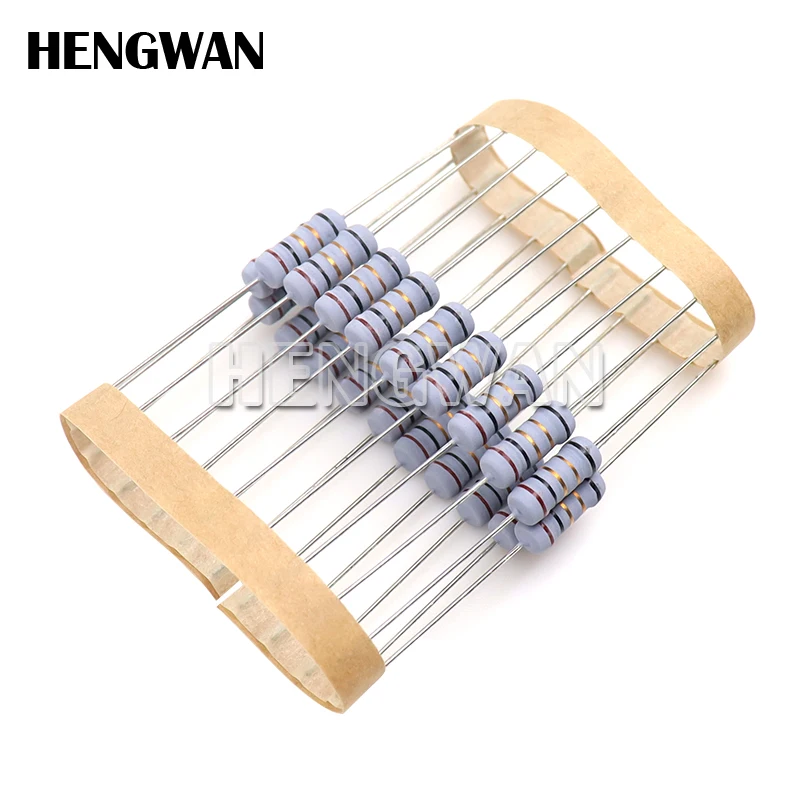 20pcs 1W 5% Wire Wound Resistor Fuse Winding Resistance 0.1R 0.33R 1R 2.2R 3R 4.7R 5.1R 6.8R 10R 22R 68R 100R 200R 510R 0.1 ohm