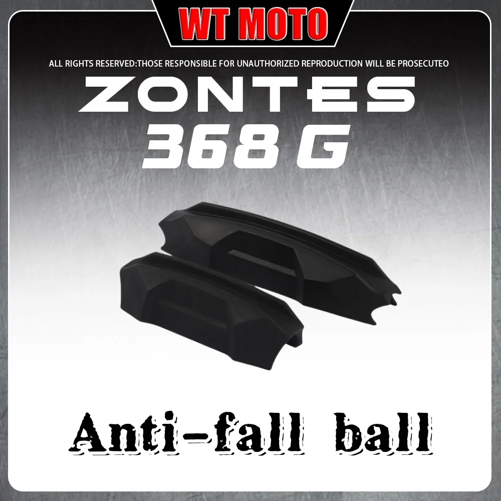 For ZONTES 368G scooter bumper anti-fall rubber guard bar protective rubber high and low pedal left and right guard bar rubber