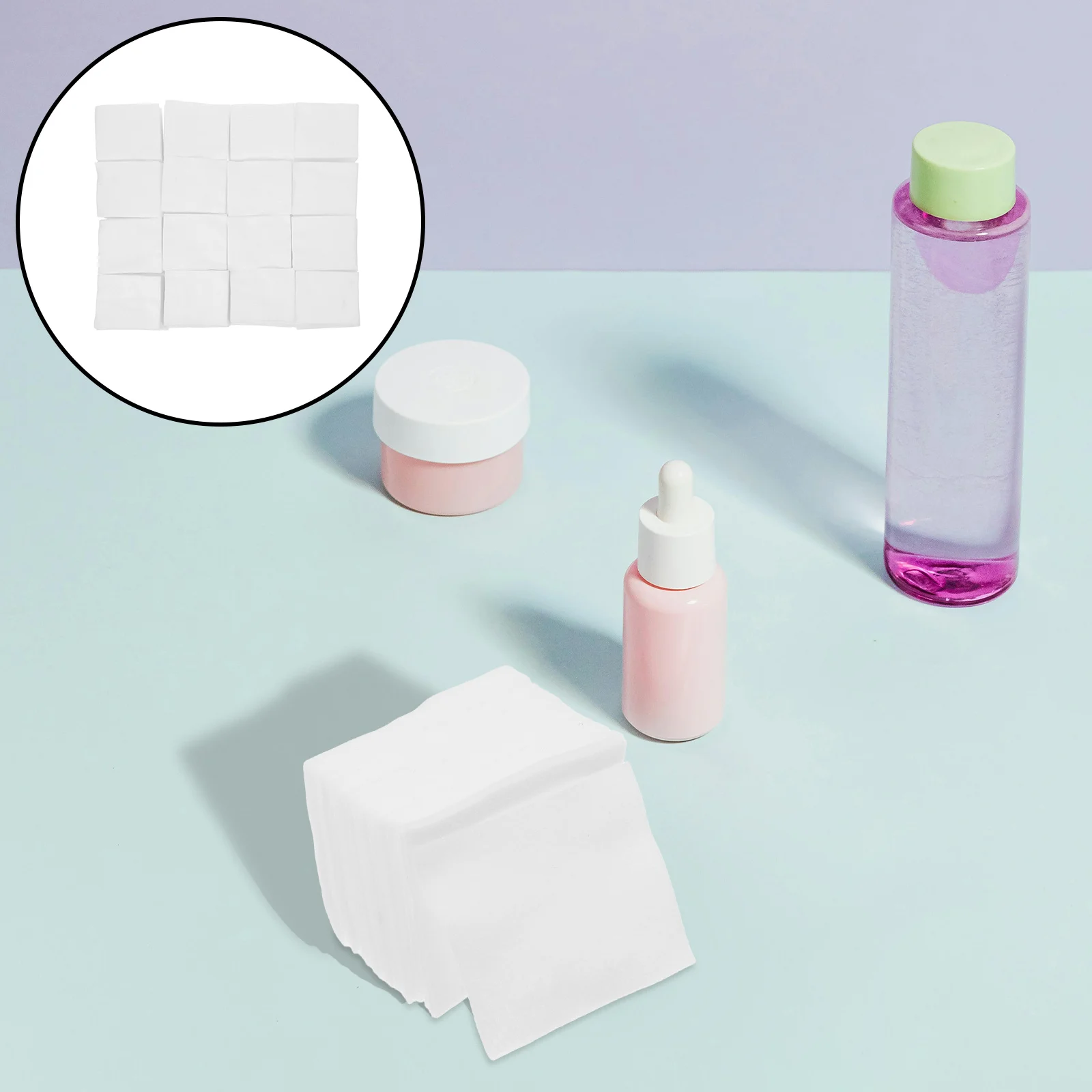 

1600Pcs Disposable Makeup Remover Pads Soft Non Woven Fabric Deep Cleansing Facial Wipes Home Salon Use Face Cotton Square