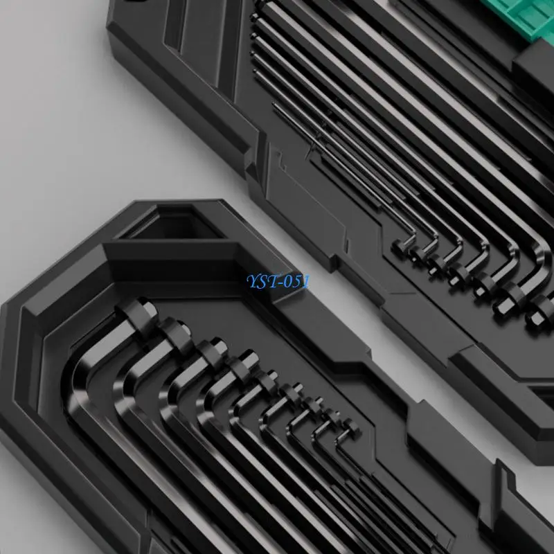 E15A Complete 9 Piece L Type Tool Wear Resistant Steel Construction Precisions Instrument For Mechanical Work