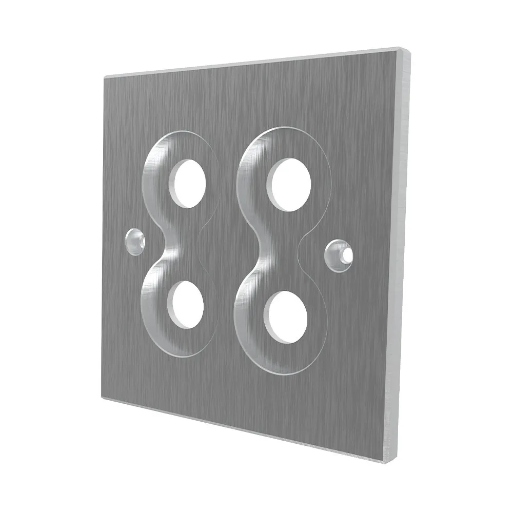 스피커 바인딩 포스트 페이스 플레이트 오디오 터미널 패널 5.1 시스템, 86 타입 바나나 암 벽 플러그, Hifi Y 소켓 음향 단자