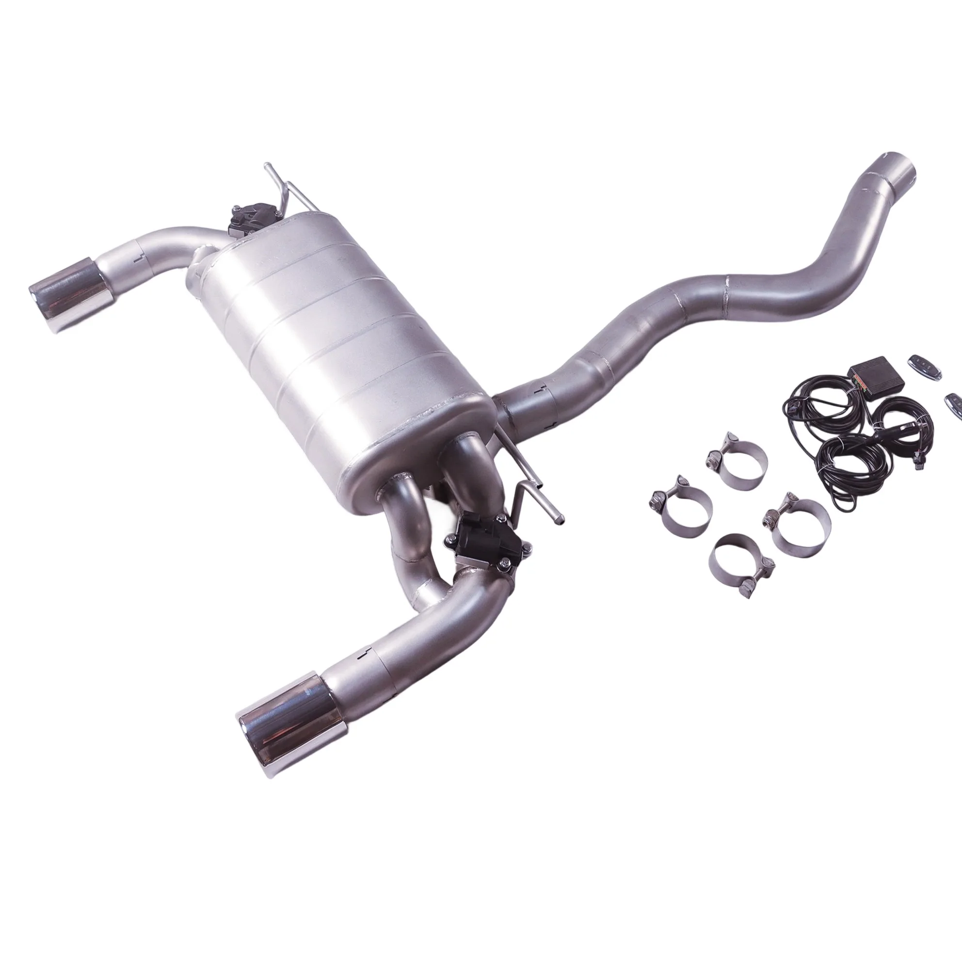 

[Custom products] 20 BMW 440 F36 3.0T exhaust systems modified 304 stainless steel tail valves control muffler exhaust pipes