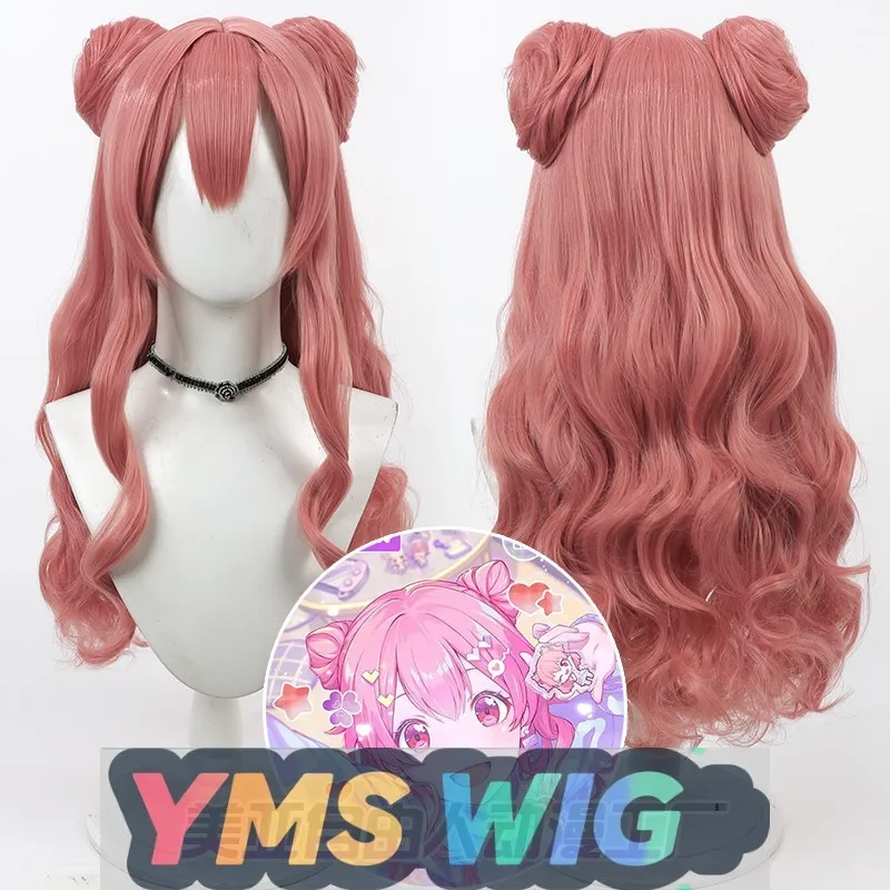 

【YMS WIG】Пять коробок Momoi Airi Косплей Парик Momoi Airi World Project Красочная сценическая кожа головы