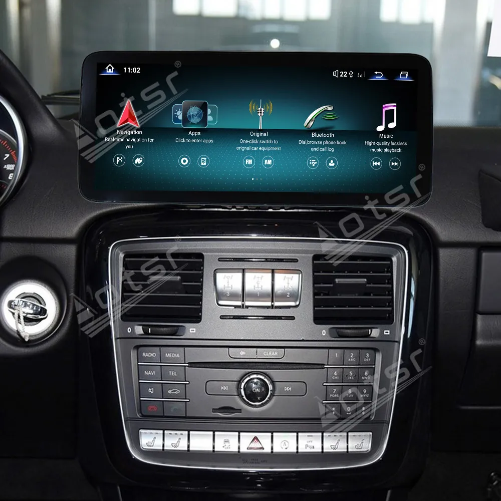 12.3 Inch Android 13 CarPlay Car Radio For Mercedes-benz G Class 2016-2018 Touch Screen Multimedia Player GPS Navigation DSP BT