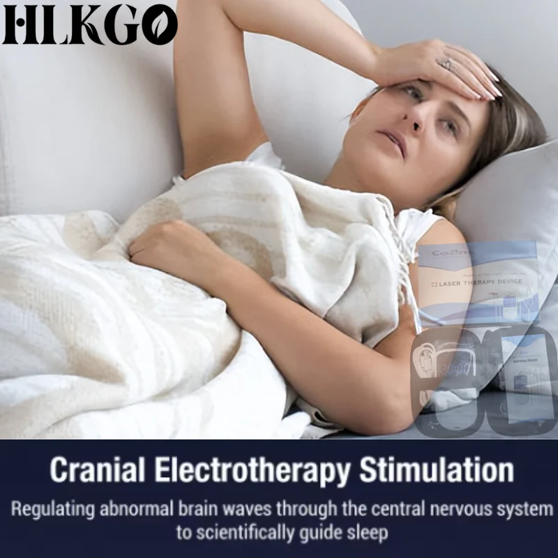 Medical Grade CES Microcurrent Stimulator for Bipolar Depression Mood Balance Insomnia Treatment Home Recovery