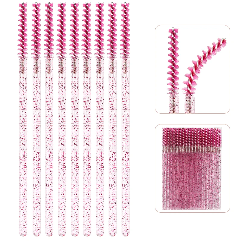 50 stücke Einweg Make-Up Pinsel Wimpern Microbrush Mascara Wands Kosmetik Applikator Augenbraue Micro Pinsel Lash Verlängerung Liefert