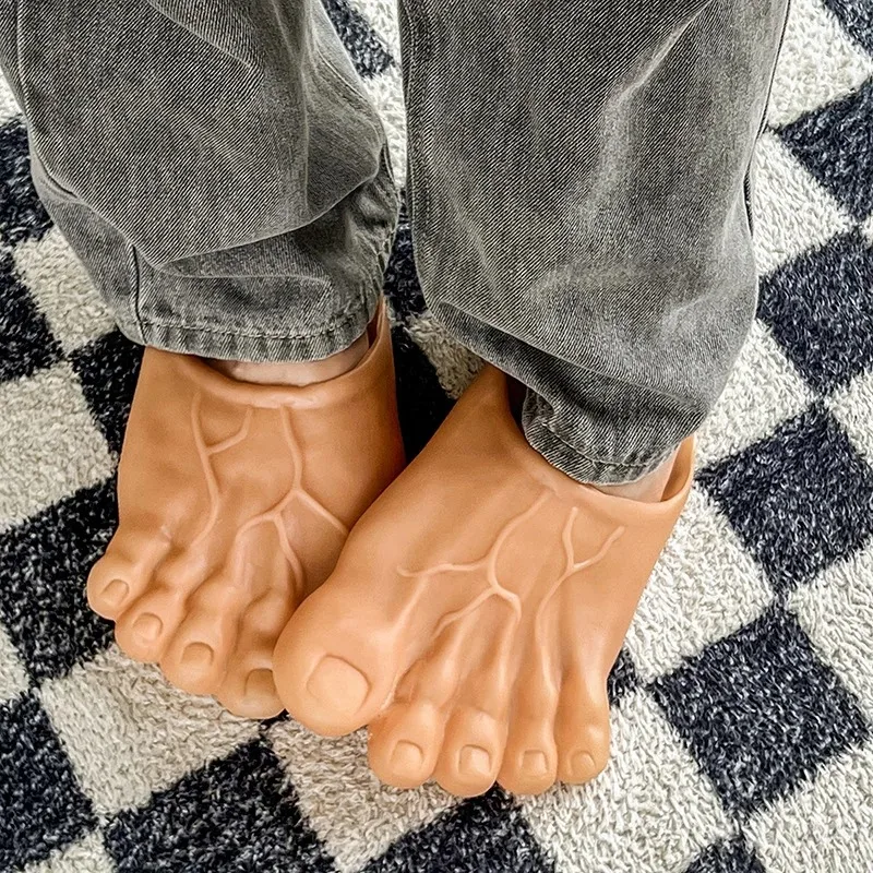 Funny Slippers Women Footwear Shoes Fashion Outdoor Beach Couple Slippers Role Playing Bigfoot Amazing Sandals Of The Hulk image 4