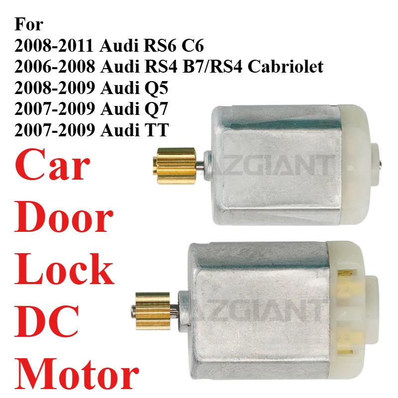 

Car Door Lock Motor For Audi RS6 C6 RS4 B7/RS4 Cabriolet Q5 Q7 TT New Parts Electric DIY Locks Power Carbon Brush Latch Actuator