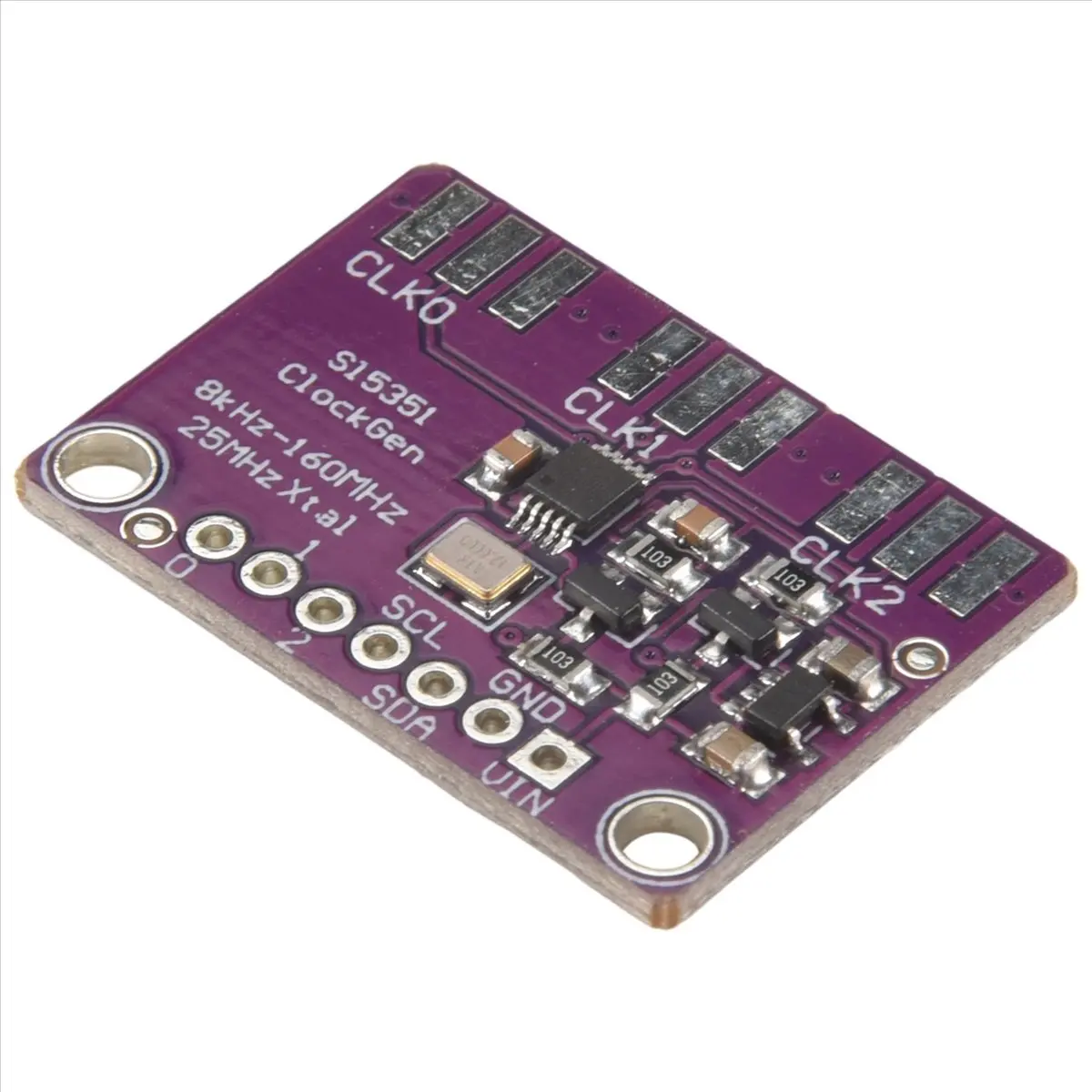 Si5351A I2C 25Mhz Clock Generator Breakout Board 8Khz To 160Mhz CAA