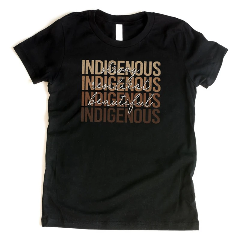 Indigenous Slogan Melanin T Shirt Black People Culture Tees Trend Unisex Style Top Custom Tee