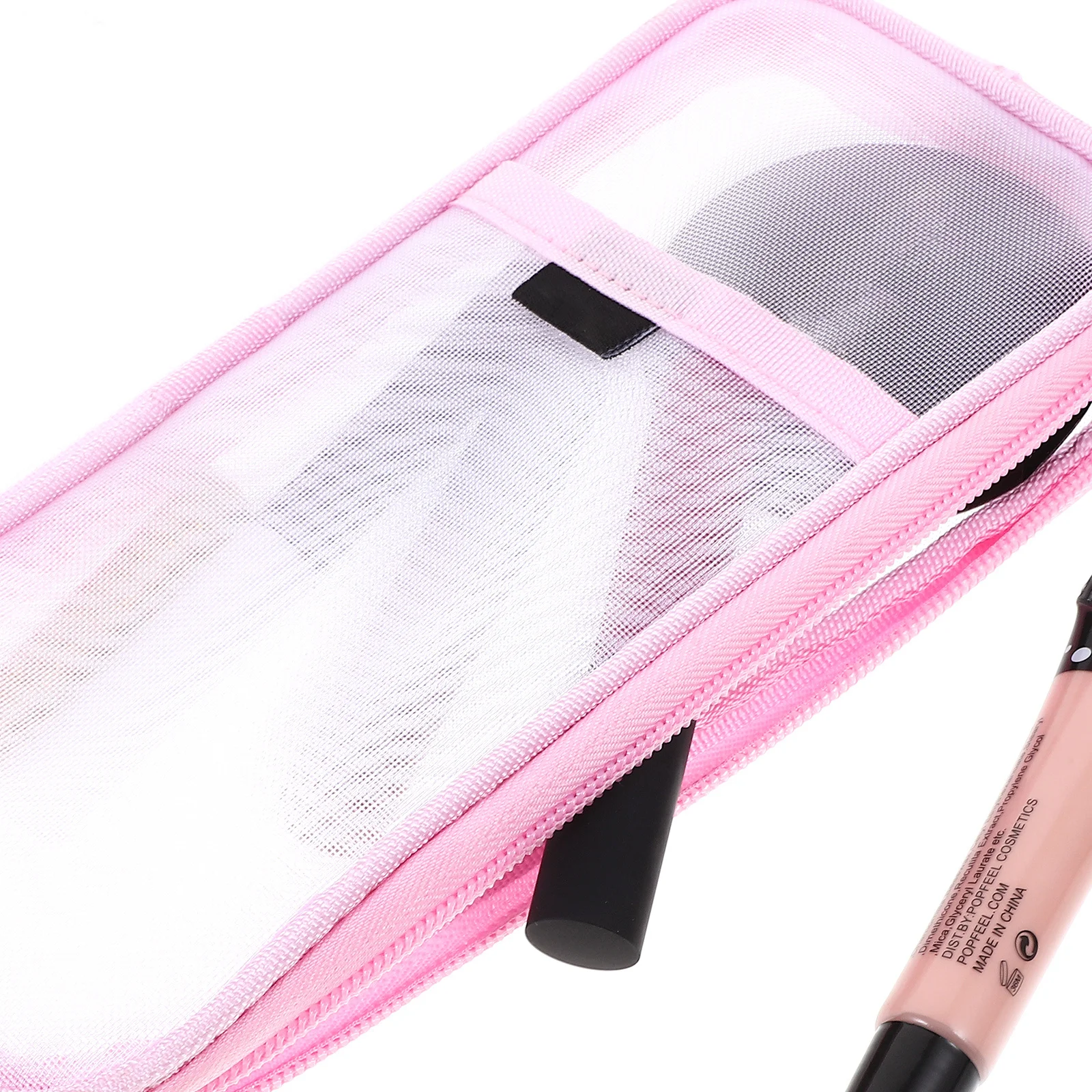 

Bag Large Capacity Mesh Pencil Case For Pens Pencils Calculators Cosmetics Storage Zipper Design Lightweight Pencil Pouch Bulk