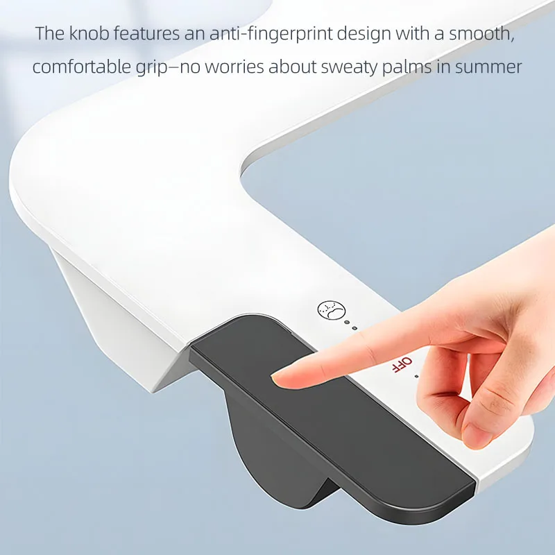 Dual nozzle Non-Electric Removable Bidet Toilet Seat Attachment Hot/Cold Mixer Water Self-Cleaning Lady Feminine Wash Sprayer