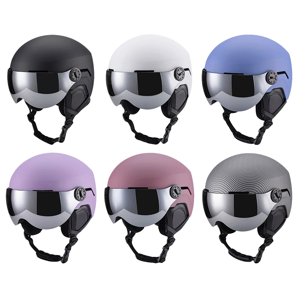 Skihelm Snowboardhelm Met Bril Sport Veiligheidshelm 7 Openingen Ski Beschermende Helm Schokbestendig Voor Skiën Snowboarden