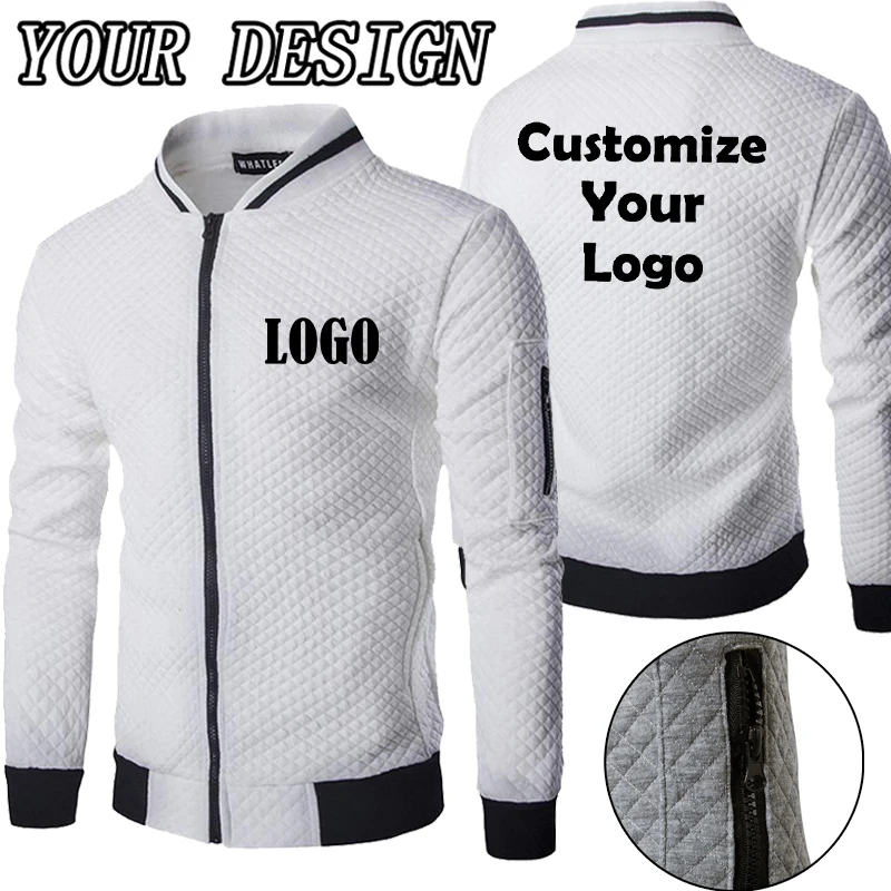 Customized New Fashion Men\'s Zipper Jacket and Coat Jacket and Outdoor Loading Casual Clothing Street Clothing