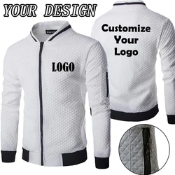 Customized New Fashion Men's Zipper Jacket and Coat Jacket and Outdoor Loading Casual Clothing Street Clothing