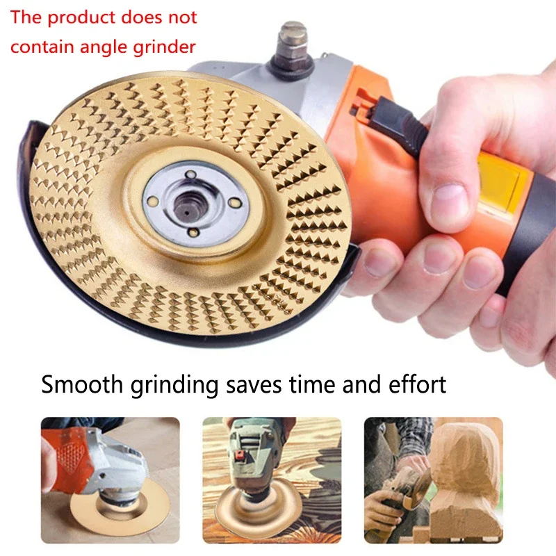 Woodworking Wood Carving Abrasive Disc Carving Sanding Polishing Wheel Rotary Disc Angle Grinder Shaping Tool Diameter 16mm 22mm