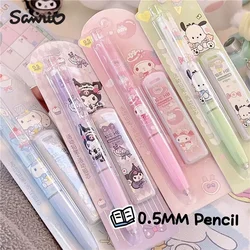 Sanrio automatic pencil cartoon Kuromi Melody cinnamon dog click pencil 0.5 mm student stationery children's gift one piece